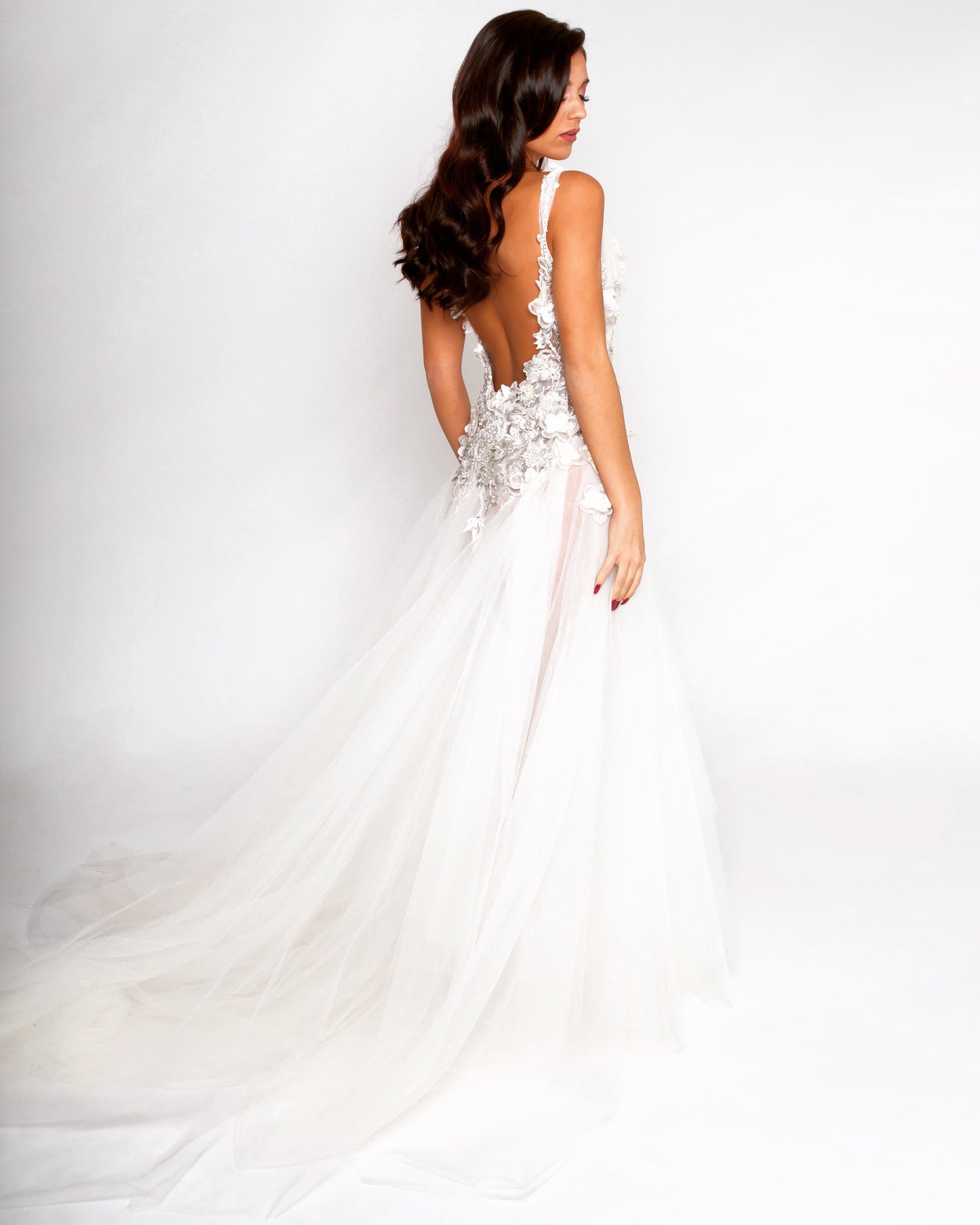 Ava Ivory tulle Bridal Gown