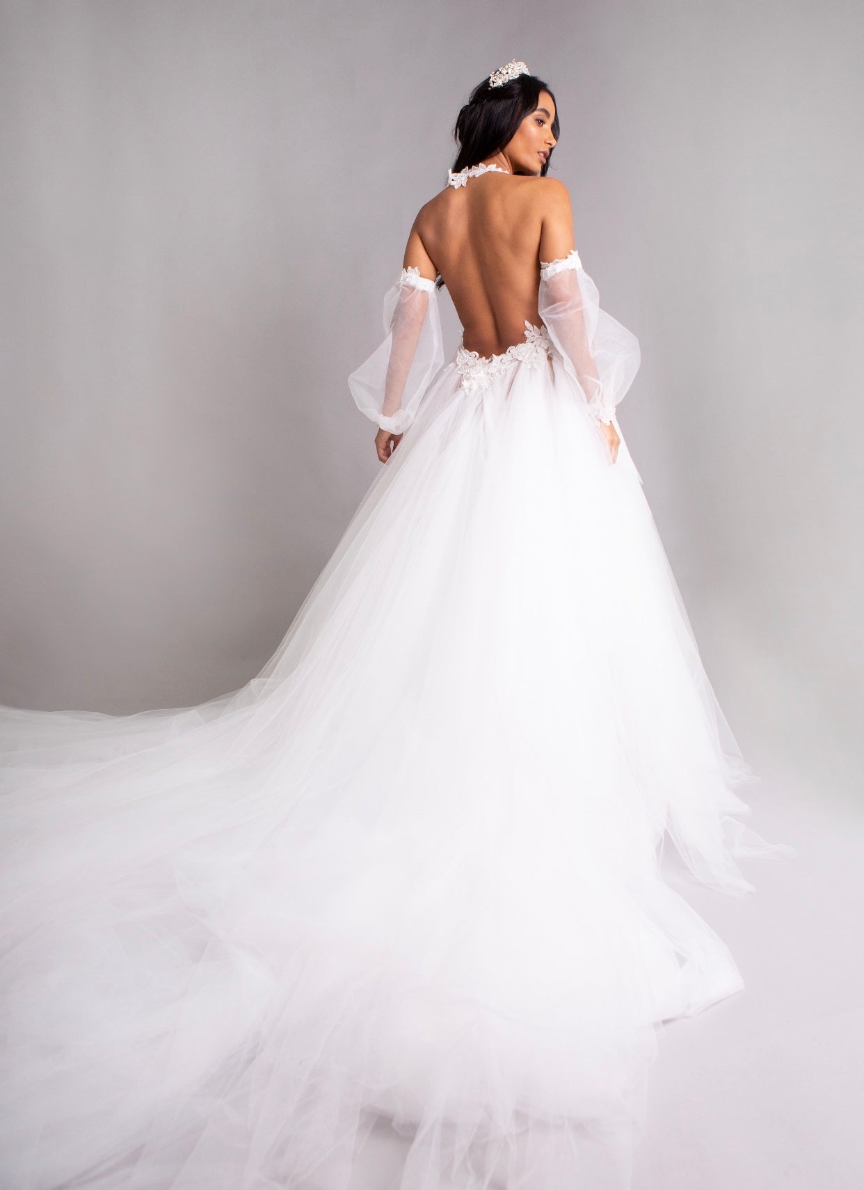 Ella Ivory tulle Bridal Gown