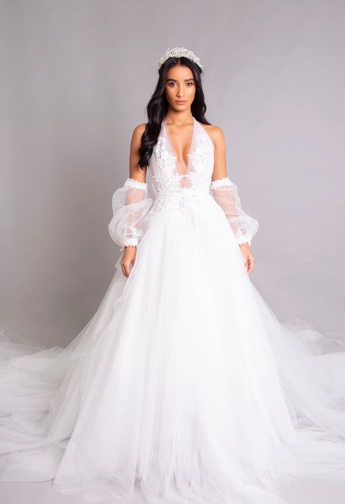 Ella Ivory tulle Bridal Gown