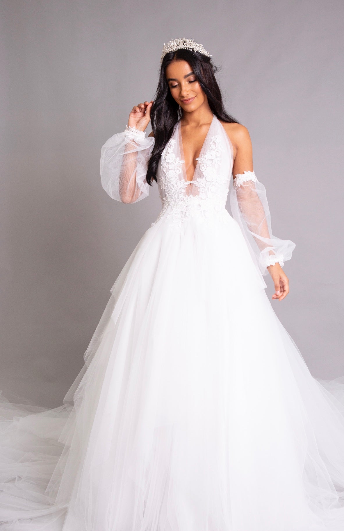 Ella Ivory tulle Bridal Gown